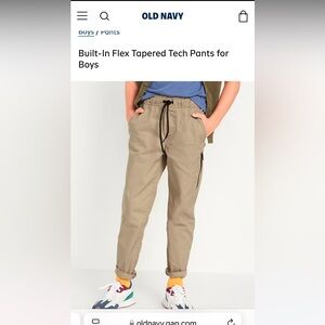 Old Navy boys Tech Taper pants